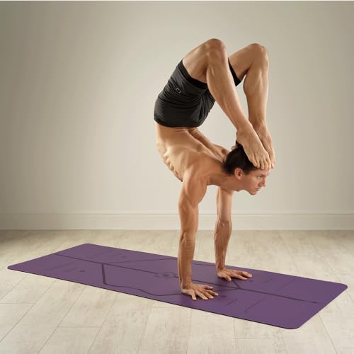 Liforme Original Yoga Mat – Free Yoga Bag Included - Patented Alignment System, Warrior-like Grip, Non-slip, Eco-friendly, sweat-resistant, long, wide, 4.2mm thick mat for comfort - Image 3