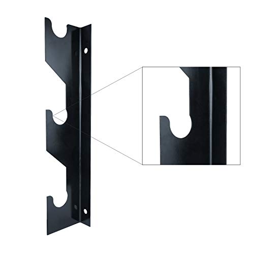 Luwint Barbell Holder Wall Mount, Horizontal 3 Weight Bar Storage Rack - Image 6