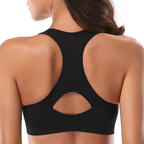 MIRITY Women Racerback Sports Bras - High Impact Workout Gym Activewear Bra - Image 4