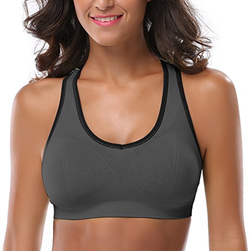 MIRITY Women Racerback Sports Bras - High Impact Workout Gym Activewear Bra - Image 7