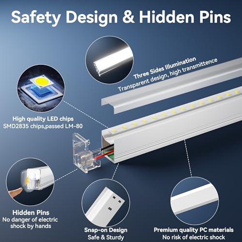 MODERN 14 Hexagon LED Garage Light 6500K, 61560 Lumens, Honeycomb Design, 14-Grid System, Octagon Shop Light for Workshop, Gym, Warehouse & Car Wash (White, 57-Pack) - Image 5