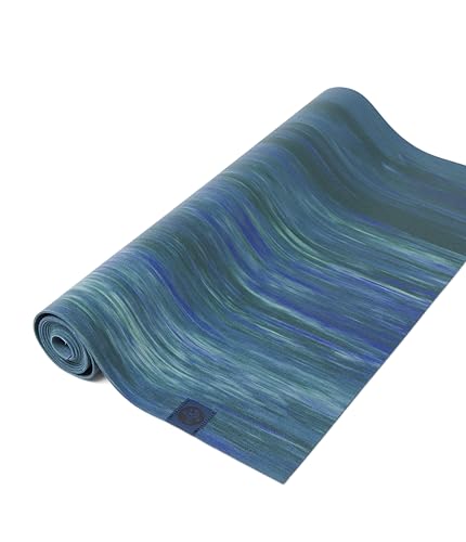 Manduka eKO SuperLite Yoga Mat - 1.5mm Natural Rubber | Foldable & Travel Friendly | Soft Textured Surface | Eco-friendly - Image 3