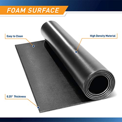 Marcy Fitness Equipment Mat and Floor Protector Compatible for Treadmills, Elliptical, Exercise Bikes, Stationary Cycles and Accessories - Image 4