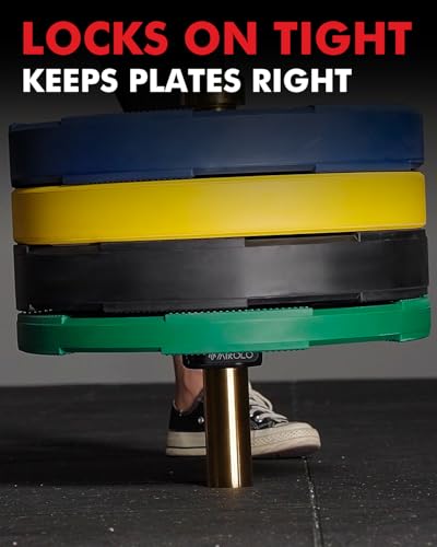 Mikolo Barbell Clamps,2-Inch Olympic Barbell Clips with Anti-Slip TPR Lining and Quick Release for Home and Gym Use - Image 5