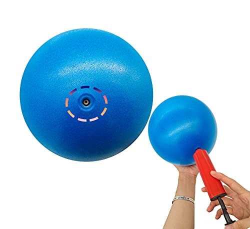Mini Pilates Exercise Yoga Ball, 6 Inch Small Inflatable Exercise Yoga Ball,Core Training and Physical Therapy Equipment, with Pump - Image 7