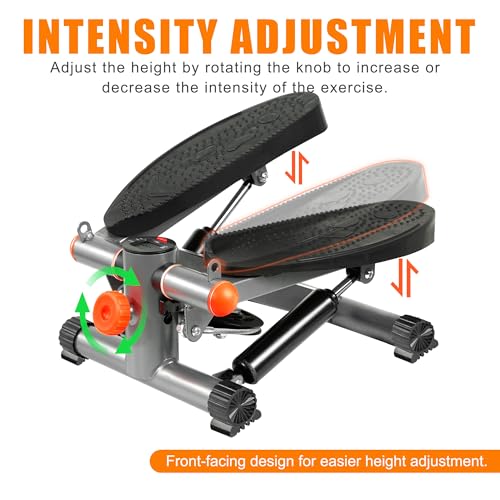 Mini Stair Stepper for Exercise at Home Stair Stepper with Resistance Bands Exercise Equipment for Home Stair Climber Stepper Machine for Home Gym Cardio Equipment for Full Body Workout - Image 7