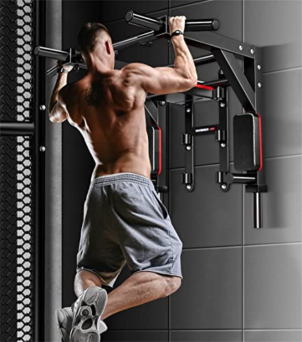 Multifunctional Wall Mounted Pull Up Bar/Chin Up bar,Dip Station for Indoor Home Gym Workout,Power Tower Set Gym Equipment 800LBS - Image 7