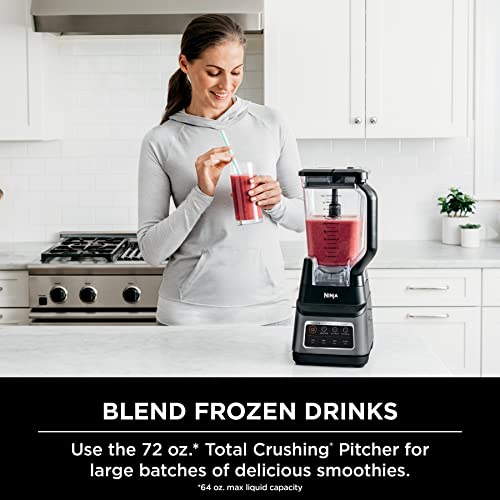 Ninja Professional Plus Blender | Max Power Smoothie Blender, Ice Cream Maker, Frozen Drink Mixer & Margarita Machine | 3 Auto IQ™ Presets, 1400 W, 72oz Total Crushing Pitcher | Dark Grey, BN701 - Image 3