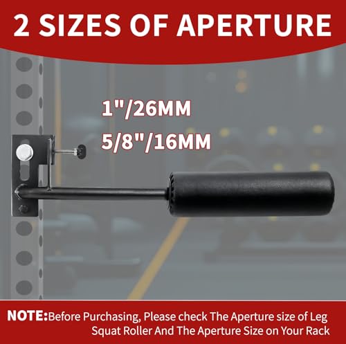 Nordic Leg Roller Attachment for Power Rack, Bulgarian Split Squat Roller, Hamstring Curl ,Core Workout Equipment Home Gym Workout Accessories for Squat Rack Accessories - Image 5