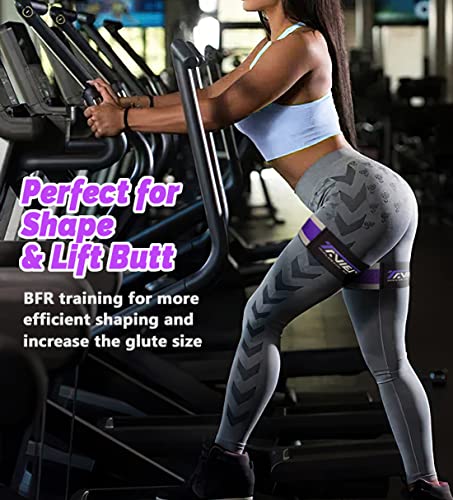 Occlusion Bands for Women Glutes & Hip Building, Blood Flow Restriction Bands BFR Bundle Booty Bands, Best Fabric Resistance Bands for Exercising Your Butt, Squat, Thigh, Fitness - Image 4