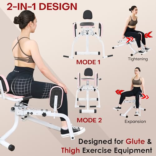 Ocdin Hip Abductor Adductor Machine for Home Gym, Inner and Outer Thigh and Glute Workout System - Image 3