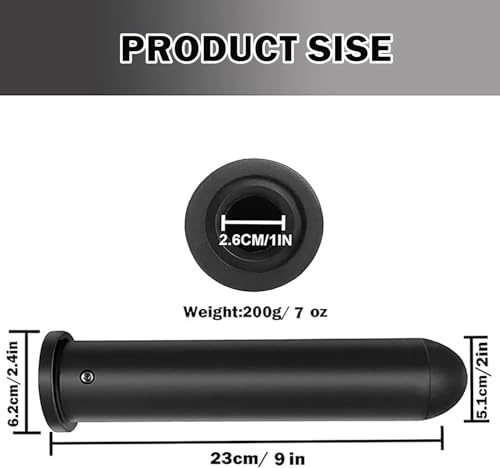 Olympic Adapter Sleeve (2Pack) – 1" to 2" Weight Plate Converter for Standard Barbell to Olympic Plates 8 Inch,Barbell Adapter with Barbell Clamps,Fits Plate Loaded Machines, Curl Bars, Home Gym - Image 3