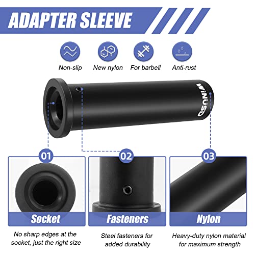 Olympic Adapter Sleeve, Converts Olympic Bars or Posts,1" Standard Weight Plate Posts to 2" - Image 7
