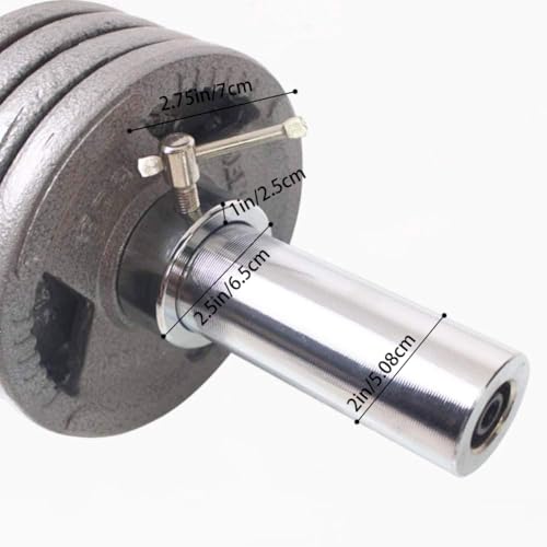 Olympic Barbell Collar for 2" Olympic Bar, Barbell Clamp Clips, Pair of Quick Release Stainless Steel Collars for Workout Weightlifting Fitness Pro Training - Image 7