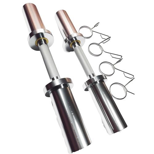 Olympic Dumbbell Handle, Loadable Dumbbell Bars for 2 Inch Olympic Weight Plates, Ideal for Home Gym Strength Training - Image 3