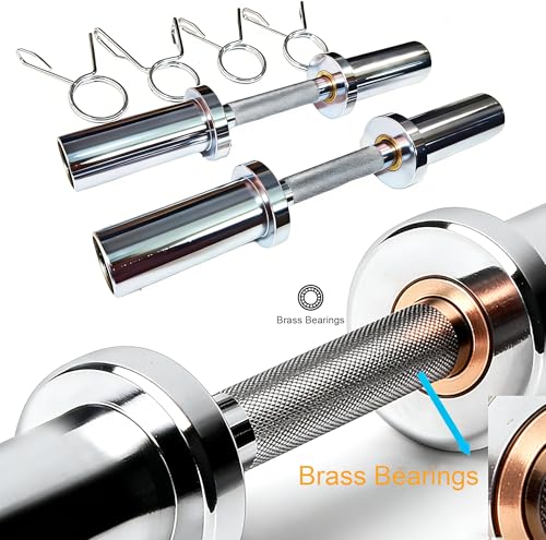 Olympic Dumbbell Handle, Loadable Dumbbell Bars for 2 Inch Olympic Weight Plates, Ideal for Home Gym Strength Training - Image 5