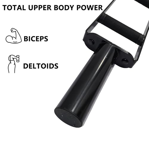 Olympic Tricep Bar Home Gym Weightlifting for Strength Training with Rubber Grips,for Deadlifts, Squats, Shrugs - Image 5