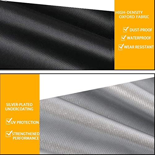 POMER Treadmill Covers, Dustproof Waterproof Non-Folding Running Machine Protective Cover with Zipper - Ideal for Indoor Outdoor Home Treadmill Use - Image 3