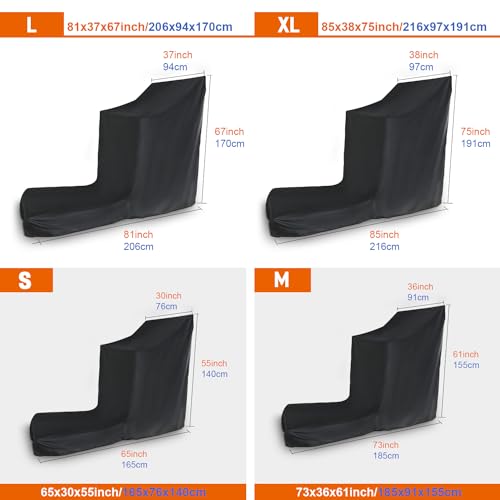 POMER Treadmill Covers, Dustproof Waterproof Non-Folding Running Machine Protective Cover with Zipper - Ideal for Indoor Outdoor Home Treadmill Use - Image 6
