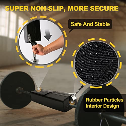 POWER GUIDANCE Square Hip Thrust Pad Barbell Squat Pad Protective Pad for Barbell Bench Press, Barbell Hip Thrusts, Weight Lifting, Squats, Lunges - Fit Standard and Olympic Bars - Image 4