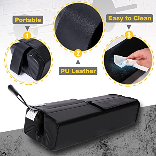 POWER GUIDANCE Square Hip Thrust Pad Barbell Squat Pad Protective Pad for Barbell Bench Press, Barbell Hip Thrusts, Weight Lifting, Squats, Lunges - Fit Standard and Olympic Bars - Image 5