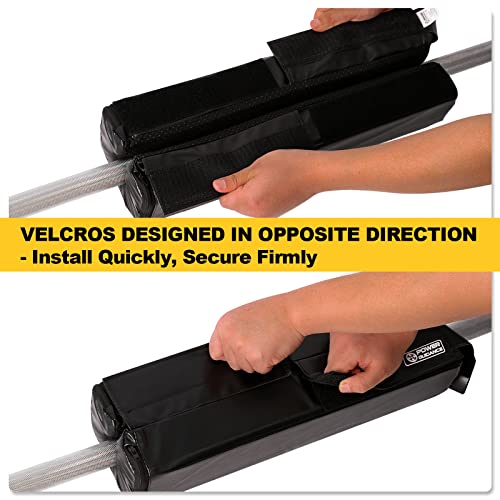 POWER GUIDANCE Square Hip Thrust Pad Barbell Squat Pad Protective Pad for Barbell Bench Press, Barbell Hip Thrusts, Weight Lifting, Squats, Lunges - Fit Standard and Olympic Bars - Image 6