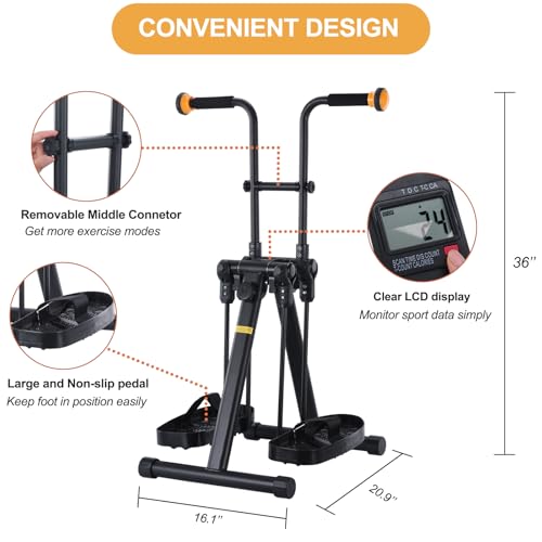Pedal Exerciser Bike for Seniors, Arm Leg Hand and Knee Elderly Exercise Equipment, Sitting Home Exercise Machine for Total Body, Upper and Lower Limb Trainer - Image 5