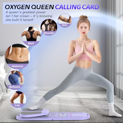 Pilates Board Pilates Reformer Set for Women, 7 in 1 Foldable Pilates Equipment with Timer, Portable Pilates Machine for Home Workout, Fitness, Exercise, Ab, Core - Image 5