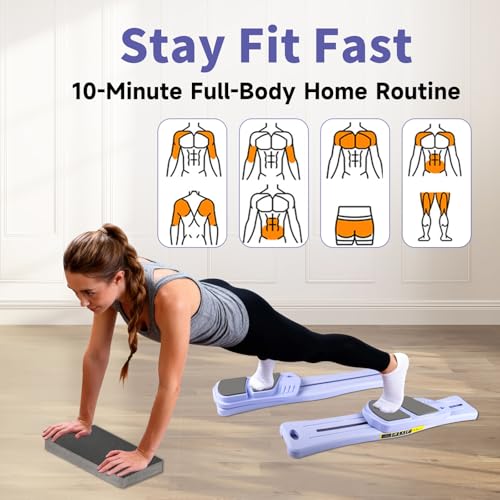 Pilates Reformer Board , Multi-Functional Pilates Equipment Set with Resistance Bands, Ab Trainer, Core Workout, Full Body Toning, at Home Pilates Reformer for Women - Image 7