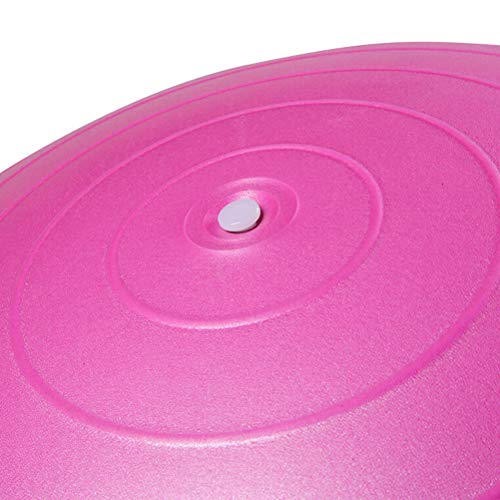 Pink Pilates Ball 27-30Inch (68-75cm) Yoga Exercise Ball Core Fitness Bender, Yoga, Stability, Barre, Training Physical Therapy Swiss &Gym Home - Image 5