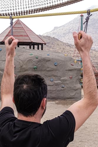 Pocket-Sized Finger Board Rock Climbing Holds Portable Hangboard Finger Trainer for Hand Grip Strength Training Pull up Grips Handles Arm Pinch Grip Forearm Exerciser Home Gym Fitness Workout Equipment - Image 3