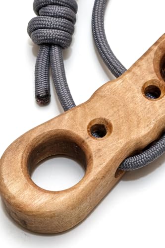 Pocket-Sized Finger Board Rock Climbing Holds Portable Hangboard Finger Trainer for Hand Grip Strength Training Pull up Grips Handles Arm Pinch Grip Forearm Exerciser Home Gym Fitness Workout Equipment - Image 6