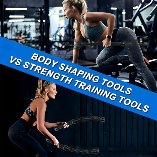 Portable Ropeless Battle Ropes, 2 in 1 Cordless Battle Ropes for Home Gym with Non-Slip Gloves, HIIT and Low-Impact Aerobic Training and Muscle Training for Men and Women - Image 8