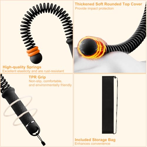 Portable Wireless Battle Rope, Adjustable Weight Wireless Battle Rope with Storage Bag, Suitable for Low-Impact Sports, Strength Training, and high-Intensity Interval Training (Grey) - Image 7