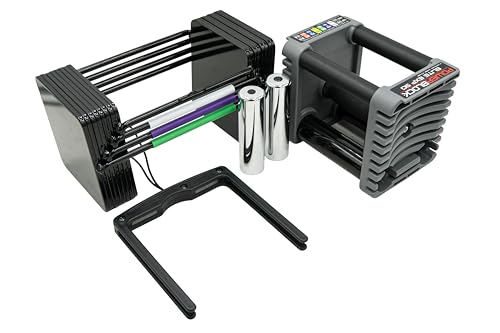 PowerBlock Elite EXP Adjustable Dumbbells, Sold in Pairs, Stage 1, 5-50 lb. Dumbbells, Durable Steel Build, Innovative Workout Equipment, All-in-One Dumbbells, Expandable with Expansion Kits - Image 5