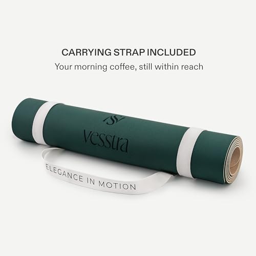 Premium Yoga Mat – Sweat-Activated Non-Slip PU Grip I Natural Rubber Base I 4mm for Yoga, Pilates & Workouts - Image 5