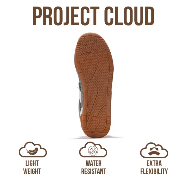 Project Cloud 100% Genuine Leather Casual Sneakers for Women - Memory Foam Insoles - Womens Shoes & Lightweight Women's Fashion Sneakers - Slip On Shoes for Women Footwear (Verdy) - Image 6
