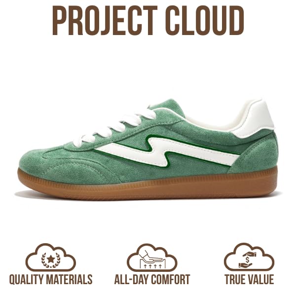 Project Cloud Fashion Sneakers for Women 2026 - Lace-Up Shoes Trendy Women Sneakers with Memory Foam Insole Women's Fashion Sneakers Non-Slip Womens Shoes (Irita) - Image 5