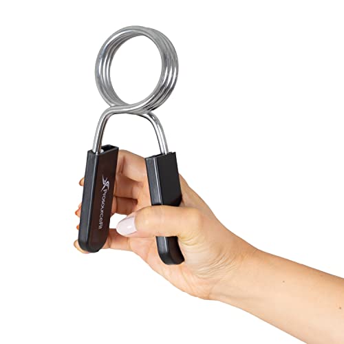 ProsourceFit Olympic Barbell Spring Clip Collar 2-inch Pair with Easy-Grip Handles for Weightlifting,Powerlifting and Strength Training - Image 5