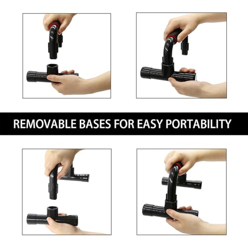 Push Up Bars Strength Training - Workout Stands With Ergonomic Push-up Bracket Board with Anti-Slip Sturdy Structure Portable for Home Fitness Training, Push Up Stands Handle for Floor Workouts - Image 5