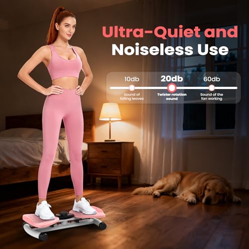RELIFE Waist Twister Machine Exercise, Ab Twist Board With Digital Monitor, 20db Quiet, 300lb Capacity Anti-Slip Base For Home Gym, Belly Fat Workout For Women & Men - Image 6