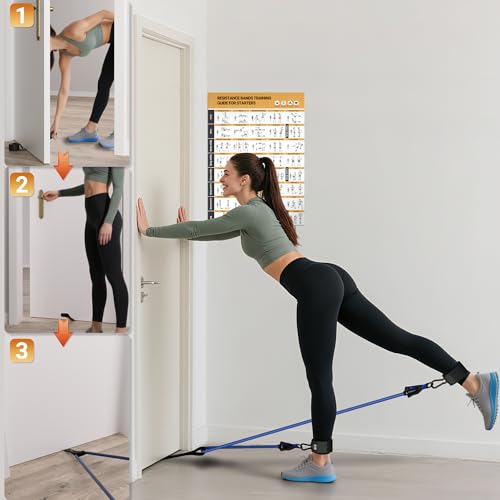 Readaeer Resistance Bands, Exercise Bands for Working Out, Work Out Bands with Handles for Men and Women for Indoor and Outdoor Sports, Fitness, Suspension, Speed Strength, Training, Home Gym,Yoga - Image 6