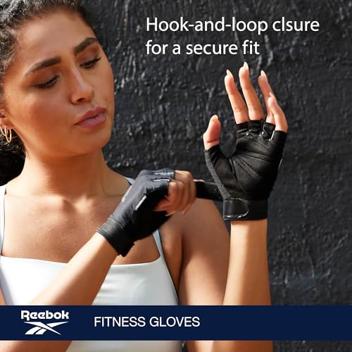 Reebok Classic Fingerless Gloves Lightweight Fitness & Weight Lifting Gloves for Training - Image 4