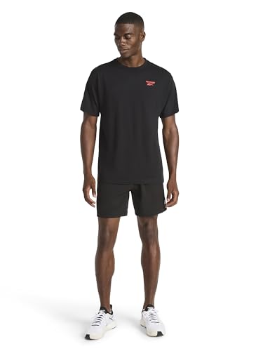 Reebok Men's Phasic Graphic Crewneck T-Shirt, Standard Fit, Lightweight Cotton-Poly Fabric - Image 4