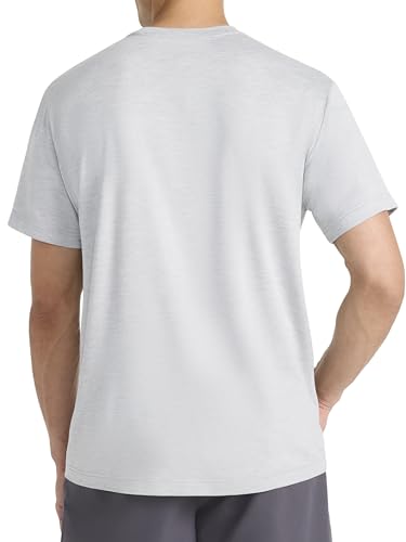 Reebok Men's Strike Short Sleeve Crewneck T-Shirt, Standard Fit, Lightweight Stretch Poly Jersey Fabric - Image 3