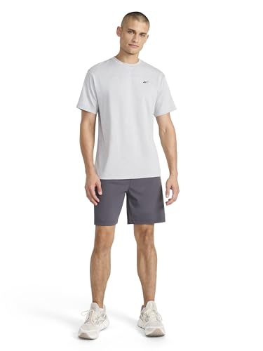Reebok Men's Strike Short Sleeve Crewneck T-Shirt, Standard Fit, Lightweight Stretch Poly Jersey Fabric - Image 4