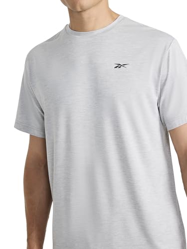 Reebok Men's Strike Short Sleeve Crewneck T-Shirt, Standard Fit, Lightweight Stretch Poly Jersey Fabric - Image 5