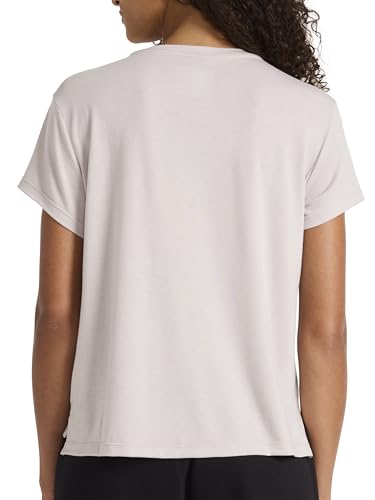 Reebok Women's Crewneck T-Shirt, Standard Fit, Lightweight Stretch Poly Soft Jersey Fab - Image 3