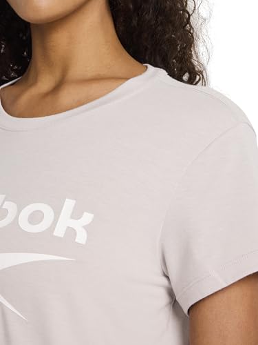 Reebok Women's Crewneck T-Shirt, Standard Fit, Lightweight Stretch Poly Soft Jersey Fab - Image 6