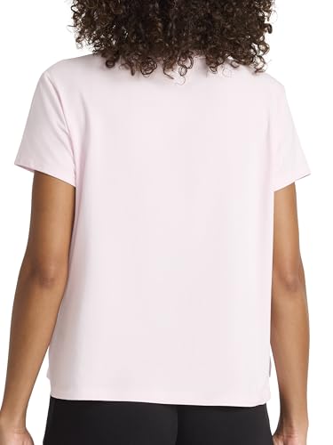 Reebok Women's Embroidery Hit Graphic Crewneck T-Shirt, Standard Fit, Lightweight Stretch Cotton Fabric - Image 3